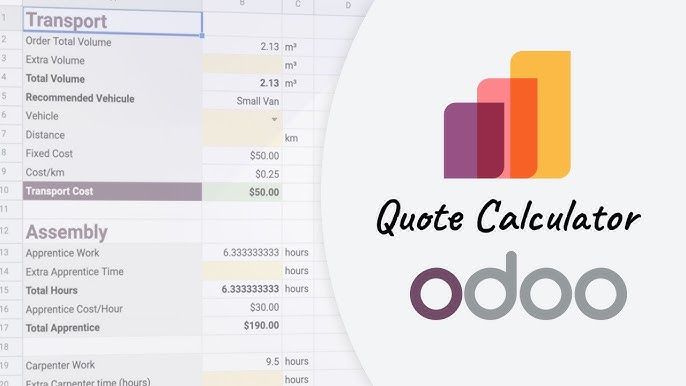 How to Set Up a Quotation Template & a Quote Calculator in Odoo 19