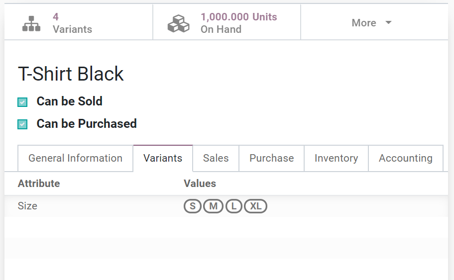 Odoo - Tracking inventory with Odoo